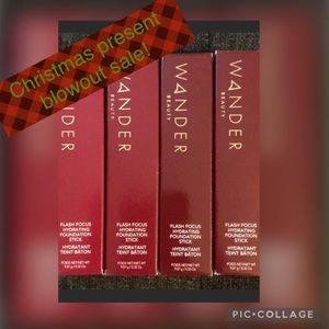 4 pack! Nib wander beauty tan foundation